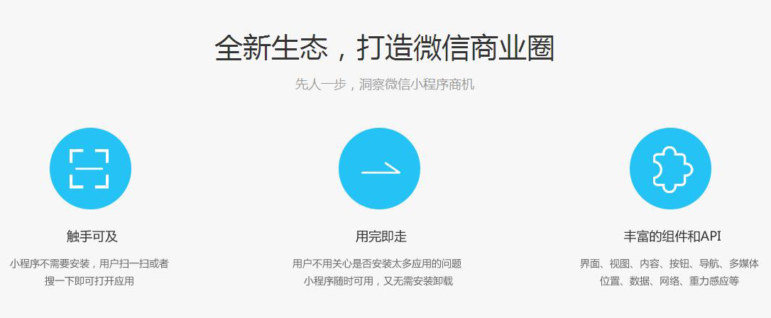 什么是小程序，小程序介紹